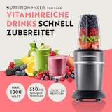 thumbnail of 'GOURMETmaxx Nutrition Mixer Pro 1.000 mit Zubehörset M - Shakes, Smoothies & Co.
