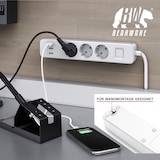 thumbnail of BEARWARE Steckdosenleiste Mehrfachsteckdose Steckerleiste 3680W, 3-fach