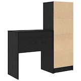 thumbnail of vidaXL Schreibtisch mit Schubladen 2 pcs Schwarz Eichen-Optik