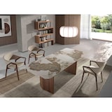 thumbnail of Angel Cerdá Silla comedor estructura nogal 4068C 57 x 58 x 80