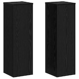 thumbnail of vidaXL Plantenstandaard 2 pcs Zwart eiken 25 x 25 x 80 cm Bewerkt hout