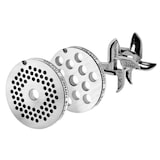 thumbnail of WOLFCUT Fleischwolfscheibensatz 3 mm + 8 mm Bohrung und ein Sichelmesser kompatibel mit allen gängigen Fleischwolf Marken Größe 5