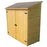 thumbnail of HABRITA abri mural 1m² bois naturel ed1708e