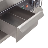 thumbnail of GastroHero Elektro Grillplatte glatt 1000 mm Tischgerät 6 kW Edelstahl Grillplatte 2 Heizzonen Gastro Grillplatte 400 V