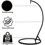 thumbnail of Rijoka Frame standaard voor Hangstoel – Draagkracht 120kg – 105x105x190cm – Zwart – Large