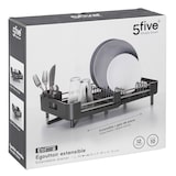 thumbnail of FIVE - Metaal en polypropyleen afdruiprek in grijs