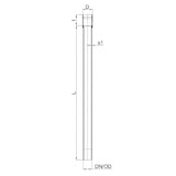 thumbnail of PoloPlast POLO KAL XS Rohr DN 32, 500mm