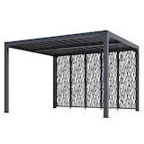 thumbnail of HABRITA pergola bioclimatique 10.80m² gris anthracite per36m30bi