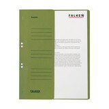 thumbnail of Falken 80000490 Ösenhefter für DIN A4, 250g/m2 Manila-RC-Krt., 1/2 Vorderd., kaufm. Heftung - Grün