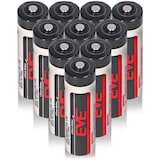 thumbnail of 10x EVE ER14505 AA Lithium-Thionylchlorid 3,6V 2400mAh Batterie
