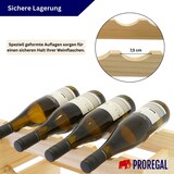 thumbnail of PROREGAL Weinregal NAVARRA aus Holz HxBxT 219x84x28cm 128 Flaschen  16 Ebenen schmal Flaschenregal freistehend Massives Kiefernholz Natur unbehandelt
