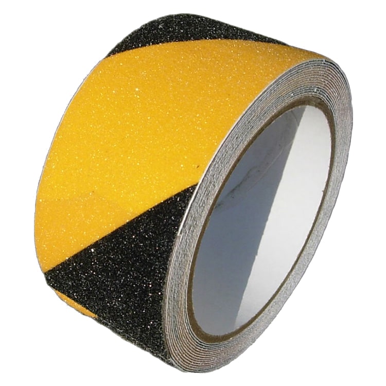 10x Antirutschband 50mm x 5m schwarz-gelb