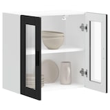 thumbnail of vidaXL Küchen-Hängeschrank mit Glastür Porto Schwarz