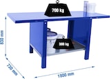 thumbnail of SimonRack Banco de Trabajo Industrial con Laterales Cerrados, 1800x730 mm, Alta Rigidez Estructural, Capacidad Carga 700 kg, Azul - BT-6 PRO