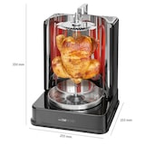 thumbnail of Clatronic Döner-Vertikal-Multigrill DVG 3686 1.400 W Schwarz