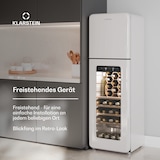 thumbnail of Klarstein Shirley Wine Cooler + Freezer | 2-in-1-Gerät | Vintage | 2 Kühlzonen | 60 Flaschen Creme