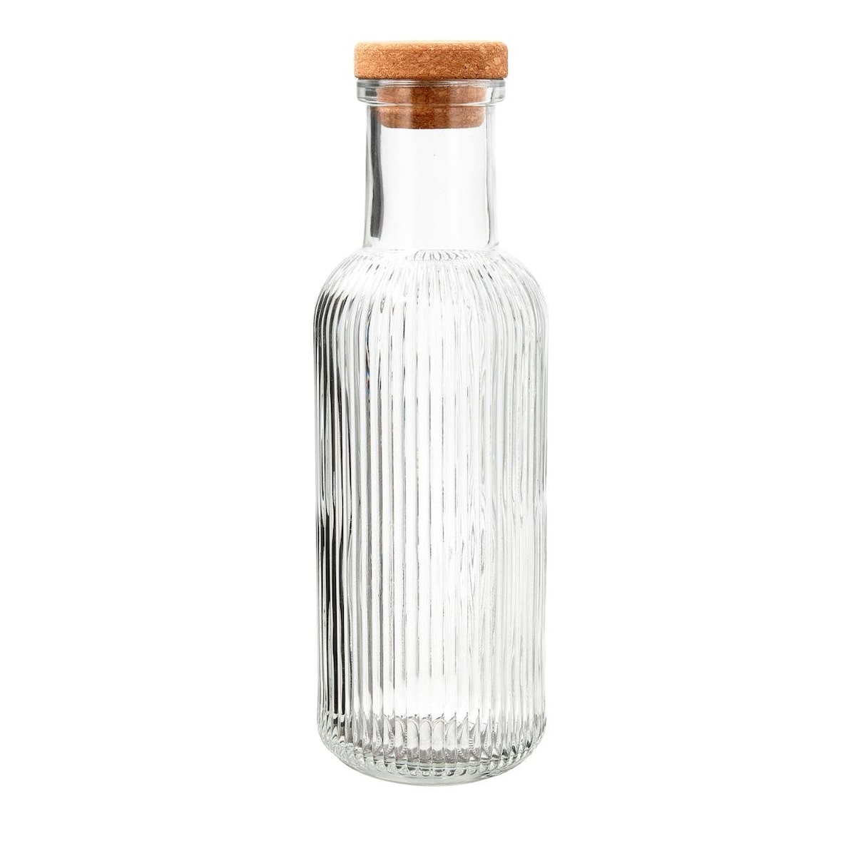 Bouteille de table en verre Quid Maison avec bouchon en liège transparent 1l