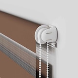 thumbnail of vidaXL Doppelrollo Braun 125x150 cm Stoffbreite 120,9 cm Polyester