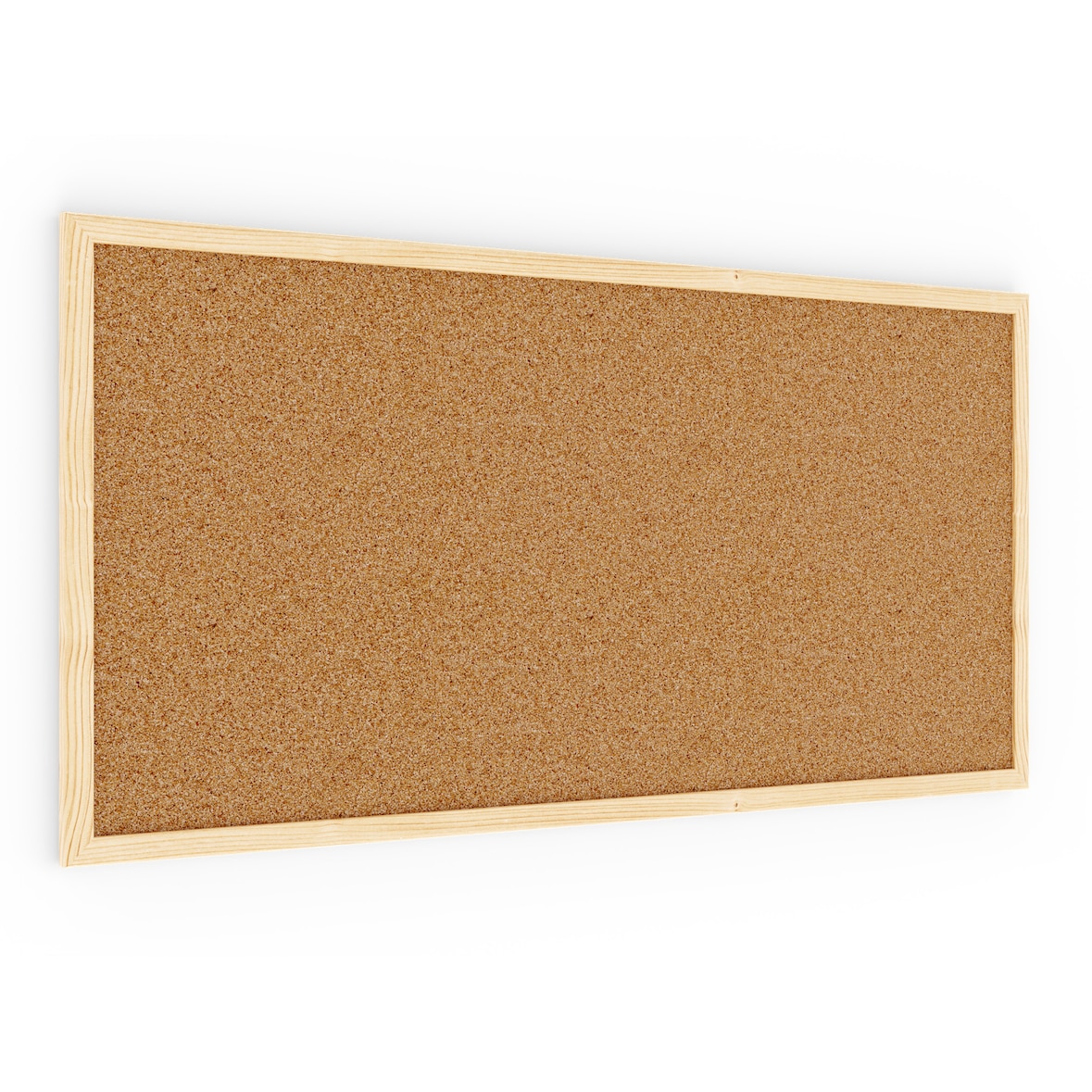 ALLboards Tableau de liège 80×40 cm cadre en bois NATUREL