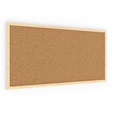 thumbnail of ALLboards Tableau de liège 80×40 cm cadre en bois NATUREL