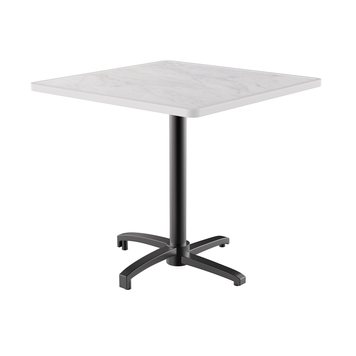 Gastro Outdoor Terrassentisch Rene | klappbar | 60x60 cm | Resalit Marmor Creme