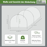 thumbnail of Hochbeet mit Abdeckung 5-teilig Palettenrahmen 120x80x80cm aus Holz stapelbar Garten Balkon