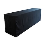 thumbnail of Bar comptoir pliant en acier et sa jupe noire 286x70 cm Furnitrade