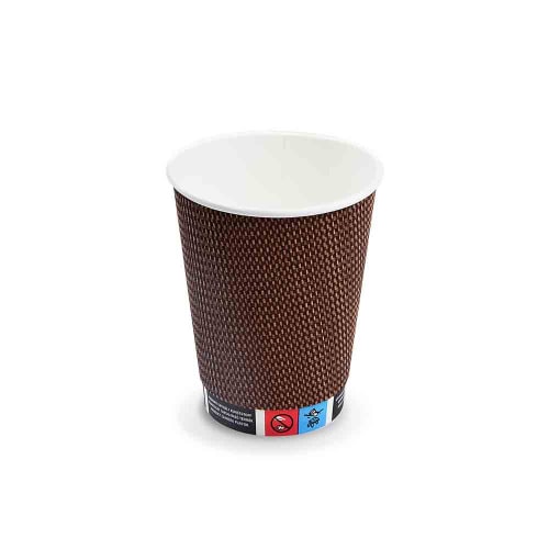 400 2W Coffee to go Kaffeebecher „Premium“ Ø90x110mm 300ml doppelwandig braun