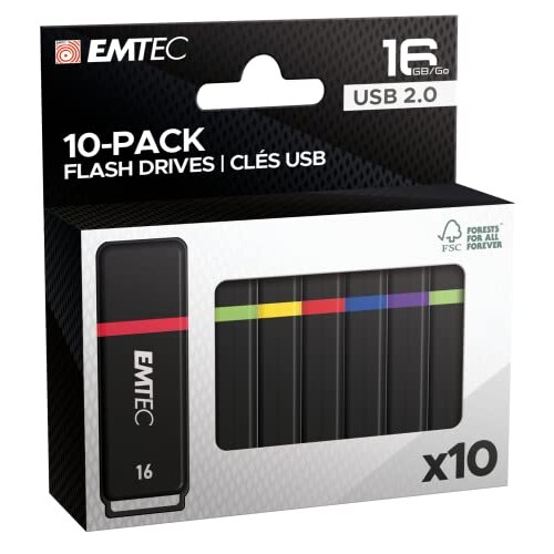 Emtec, mémoire - informatique, clé usb, clés usb-a k100 3.