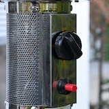 thumbnail of APANA 14KW Gas Heizpilz Bellamente ONE Gasheizstrahler für Terrasse Balkon Garten mit Transportrollen Umkippsicherung und Abschaltautomatik in schwarz
