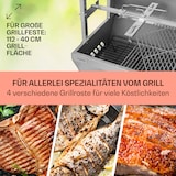 thumbnail of Sauenland Pro Spanferkelgrill Drehspieß 13W 4 Rollen Edelstahl Silber-Metallic