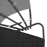 thumbnail of tectake Isla de ratán Santorini  Negro