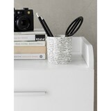 thumbnail of Rollcontainer WL5.748 40 x 70,5 x 33 cm Weiß, Schreibtisch-Container Rollschrank 4 Schubladen, Moderner Schubladencontainer mit Rollen,