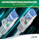 thumbnail of InLine® Patchkabel, Cat.6A, S/FTP, TPE (LSZH), CCA, schwarz, 1,5m