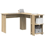 thumbnail of Bureau d'angle avec étagère Chêne Sonoma 140 x 113,5 x 75 cm Modèle Solaris Select