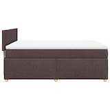 thumbnail of vidaXL Boxspringbett mit Matratze Dunkelbraun 140x190 cm Stoff