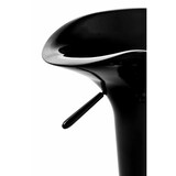 thumbnail of Conjunto de 2 bancos de bar em sela preto