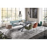 thumbnail of KAWOLA Esszimmerbank CHARME Cord hellblau 206cm