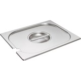 thumbnail of 1 x SCHNEIDER GN Deckel Edelstahl - mit  Löffelaussparung GN 1/2