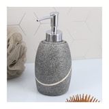 thumbnail of Distributeur à Savon ou Lotion en résine Gris effet pierre 240 ml