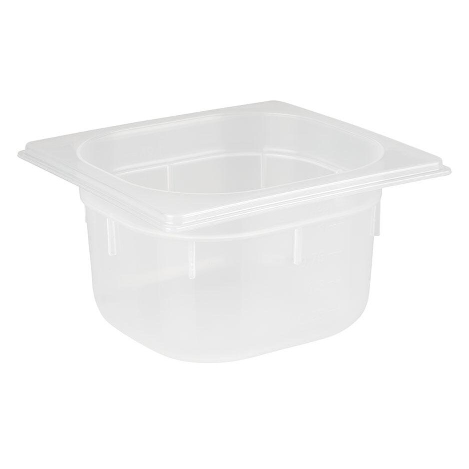 Gastronormbehälter Polypropylen GN 1/6 - 100 mm mit Skalierung