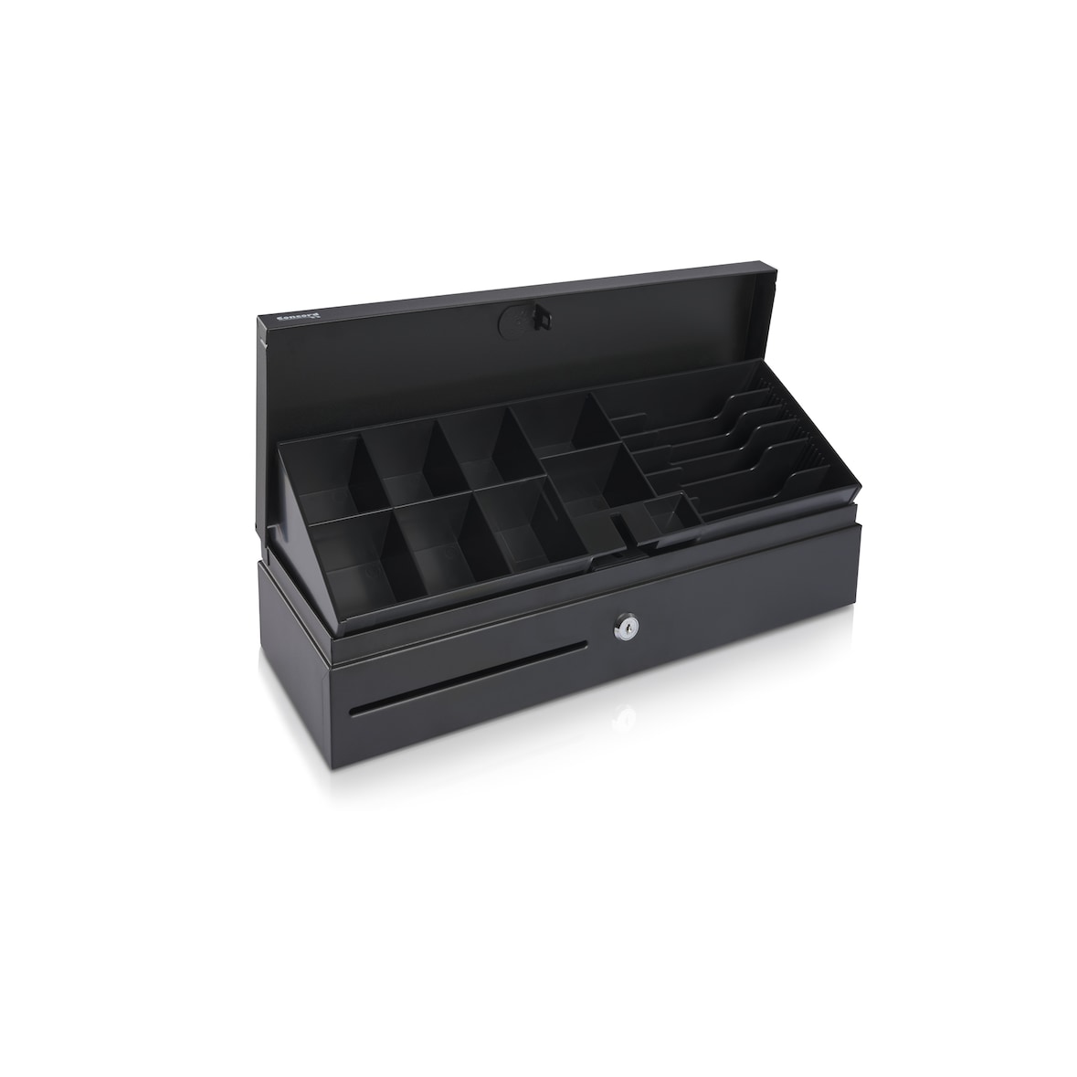 Cajón portamonedas 46x17 apertura vertical