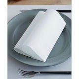 thumbnail of METRO PROFESSIONAL Servietten Airlaid, 40 x 40 cm, 1/4 Falz, 4-lagig, weiß, 60 Stück