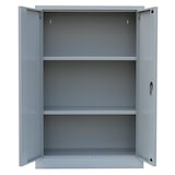 thumbnail of Stahl-Aktenschrank Metallschrank abschließbar Werzeugschrank 120 x 92,5 x 42,2cm Grau/Blau 530321