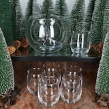 thumbnail of 8tlg Bolle Bowle Set Glas-Schale 3,3L Bowlegläser 350ml Schöpfkelle Silvester