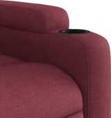 thumbnail of vidaXL Massagesessel Weinrot Stoff