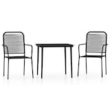 thumbnail of Helloshop26 - Juego de comedor de jardín exterior negro de 3 piezas 02_0013648