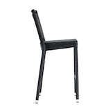 thumbnail of METRO PROFESSIONAL Banco de bar empilhável Barbados com pega e apoio para os pés, rattan PE, preto