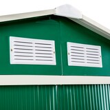 thumbnail of tectake Tuinhuis met zadeldak - groen/wit - 404519