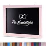 thumbnail of Kreidetafel mit Holzrahmen / Zartrosa 150x60cm
